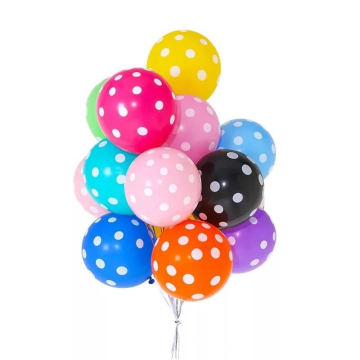 Candy Color Polka Dot Látex Globos